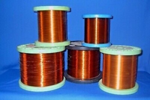 Stock filo rame - , smaltato