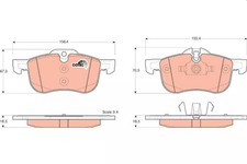 Kit pastiglie freno anteriore