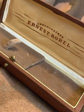 ERNEST BOREL Chronometers 60’s Rare Box Old  Watch Scatola Orologio Antica