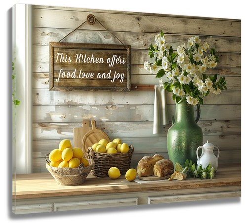 Arte parete cucina vintage - da,