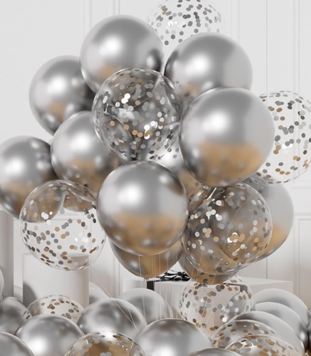 Aule palloncini argento - aule,