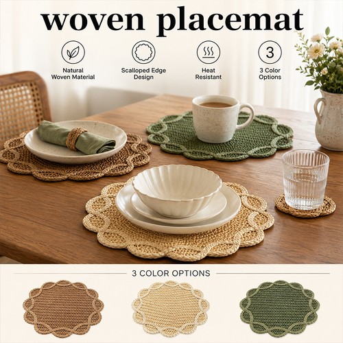 Tovagliette carta rattan - in,