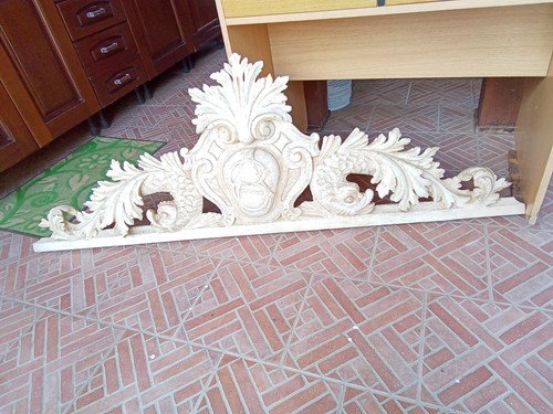 Antica cimasa legno con - antica,