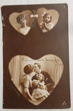 CARTOLINA PICCOLA B/N FAMIGLIA