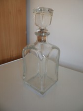 BOTTIGLIA VINTAGE IN VETRO PORTA LIQUORI