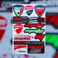 Ducati Adesivi Moto Casco Kit Set Desmo Corse Moto Pista MotoGP Pro Ktm Enduro