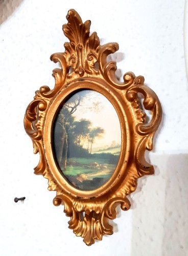 Quadro piccolo con paesaggio - quadro,