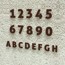 Design Numero Civico Acciaio