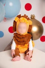 Costume Di Carnevale da leoncino per neonato mis. 6/12 mesi - pari al nuovo