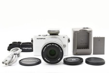 Olympus Pen Lite E-PL3 12,3 megapixel fotocamera bianca con obiettivo 40-150 mm [Ecc+++] Giappone #A763