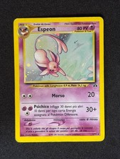 Espeon Holo Neo Discovery 1/75 Carta Pokemon Light Played Ita