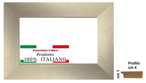 Cornice effetto alluminio - effetto,