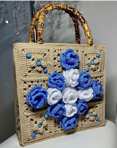 Borsa donna uncinetto - borsa,