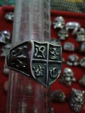 Anello croce malta acciaio - malta,