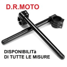 ??Semimanubri 41mm Racer cafe Inclinazione 8° tubo 22MM ergal CNC ALLUMINIO 