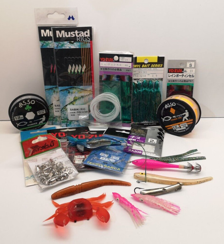 Lotto stock materiale pesca - materiale,