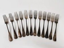 Antico servizio di posate Arthur Krupp Milano collezione 12 pz. Alpaca Argentato