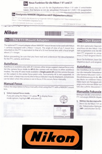 Nikon adattatore a - adattatore,