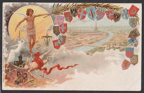 Antica cartolina auguri di - ,