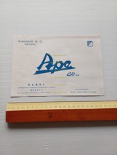 Piaggio Ape 150 AB3-AB4 versioni 1955-56 depliant italiano originale