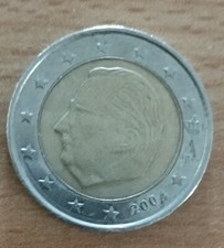 Moneta 2 euro - Belgio - 2004 - Re Alberto Circolata - Buone condizioni