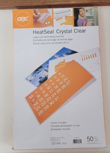 Gbc heatseal crystal clear 5 - heatseal,