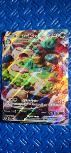 Carta pokémon snorlax - carta, v