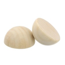 15 pezzi sfere emisfero legno