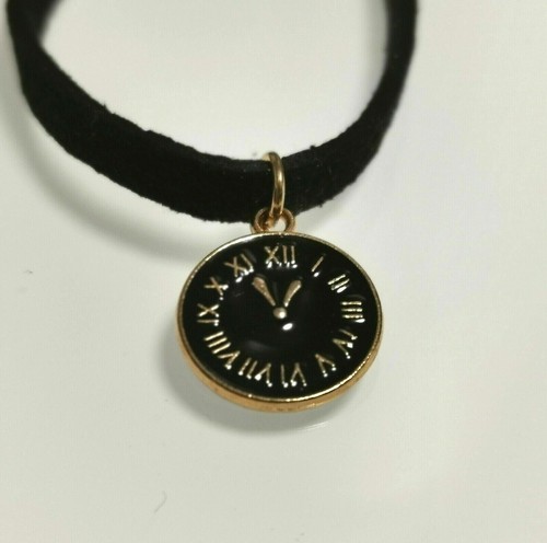 Collana girocollo ecopelle - collana,