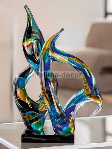 Huge murano art glass freeform - huge,