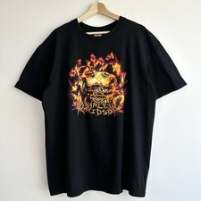 T-shirt Harley Davidson 2010 fiamme coccodrillo XL Orlando Florida stampa grafica