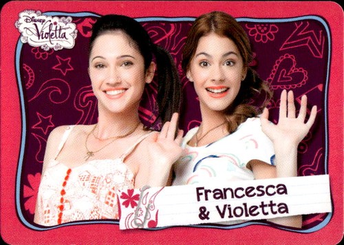 Card violetta disney topps - card,