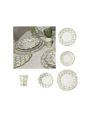 Confezione piatti liberty - confezione, 8