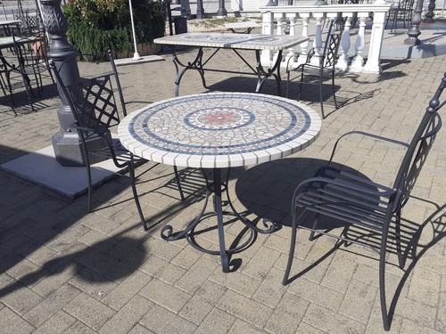 Tavolo mosaico ø100 da - in,