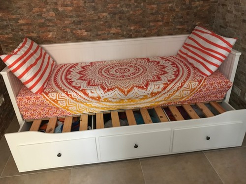 Divano letto con contenitore - letto,