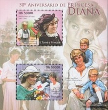Sao TomE E PrincipE Block 848 MNH 2011 Principessa Diana