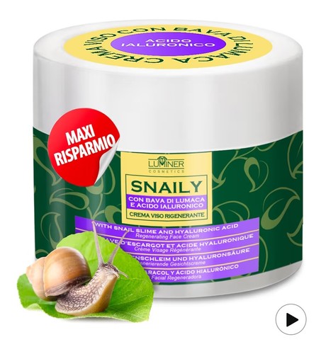 Crema viso bava - viso, lumaca