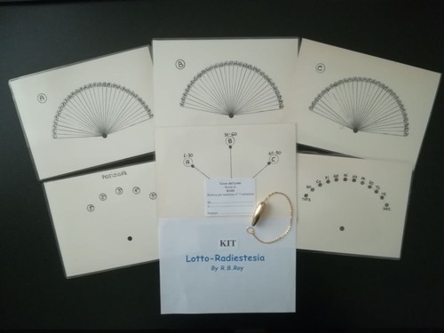 Kit lotto radiestesia gioco - kit,