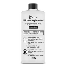 Alcool isopropilico 99,9% puro isopropanolo grado laboratorio disinfettante IPA 100 ML