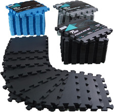 Tappeto Da Fitness a Puzzle【Set Da 21 Tappetini】Materassino Antiscivolo Da Pales