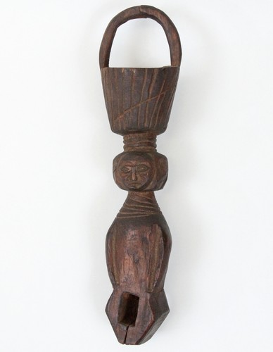 Statuina legno intagliato - legno,
