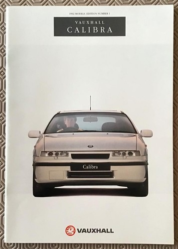 Vauxhall calibra brochure - vauxhall,