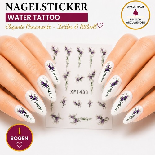 Adesivi nail art fiori - nail, xf1433