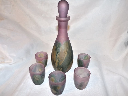 Rueven nouveau art glass viola - rueven,