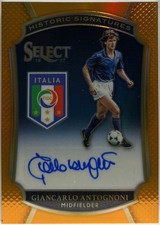 Giancarlo Antognoni 59/75 Autograph Histor Signatures Orange Select Fifa 2016/17