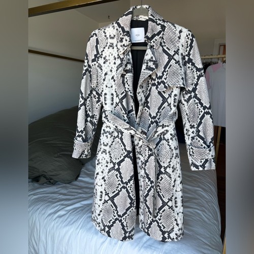 Trench cappotto mango stampa