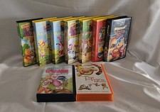 LOTTO  9 VIDEO CASSETTE  VHS Winnie The Pooh, T Come Tigro, Pimpi, Amico Winnie