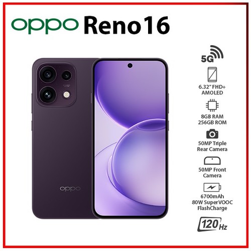 Oppo reno16 gb - 5g, +