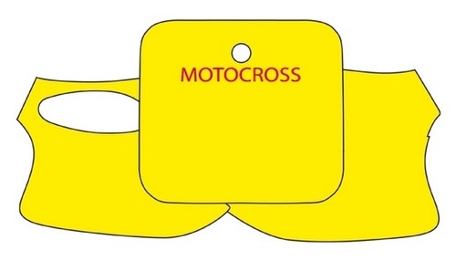 Kit adesivi portanumero - adesivi, honda