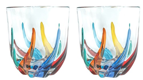 Coppia murano vetro bere - coppia,